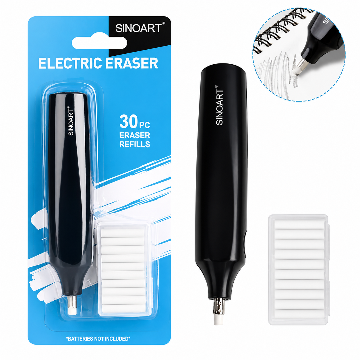 Sinoart Black Electric Eraser