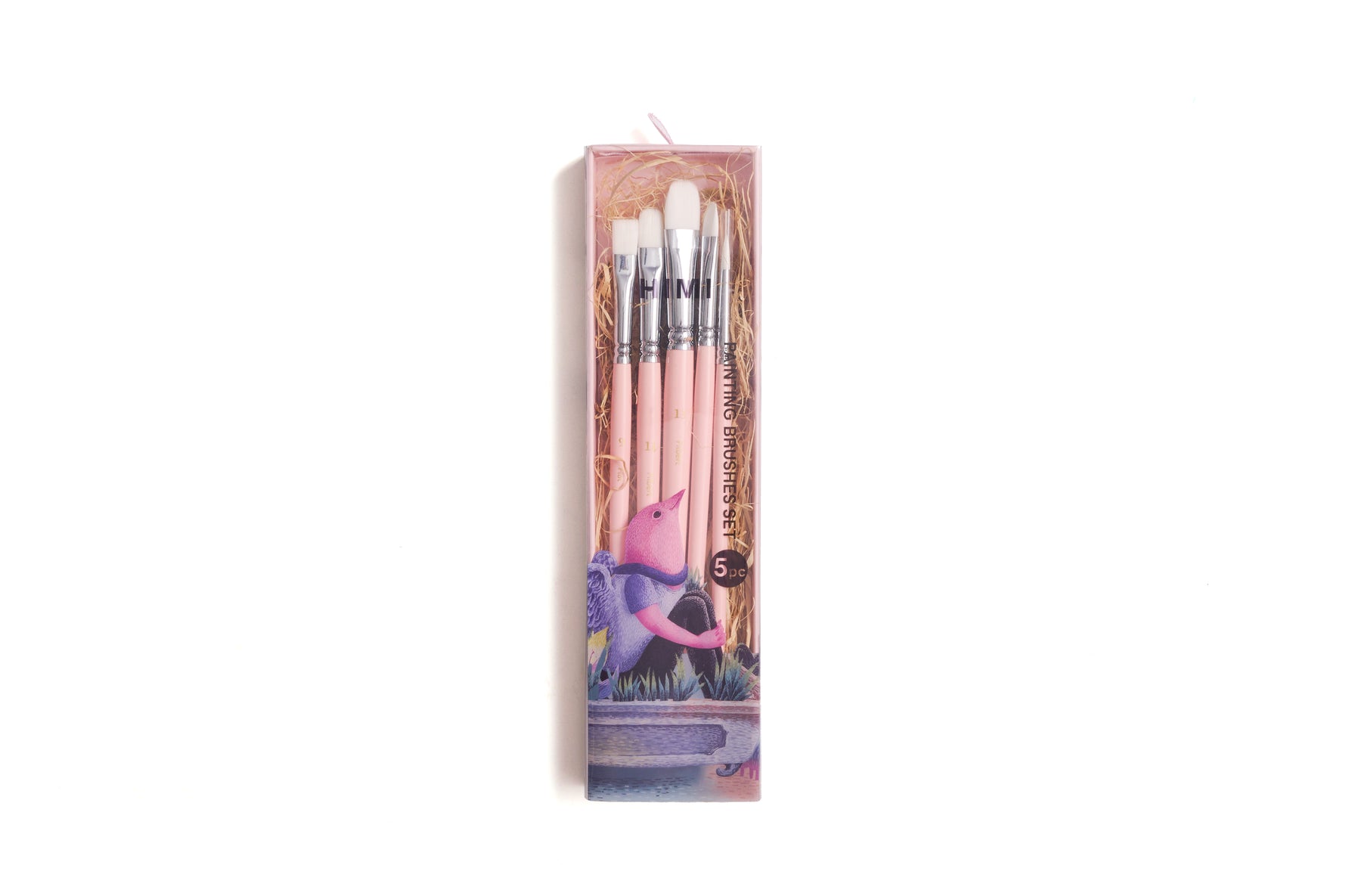 Himi Brush Set of 5 Pink