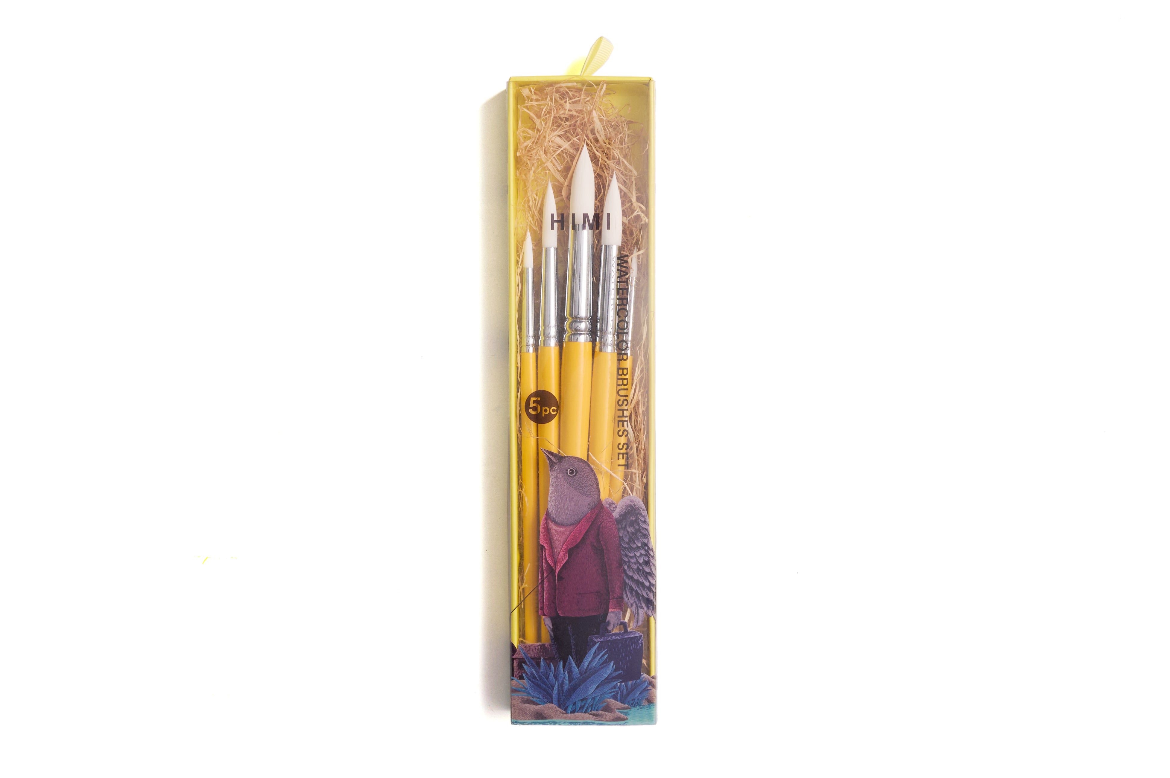 Himi Brush Set of 5 Yellow