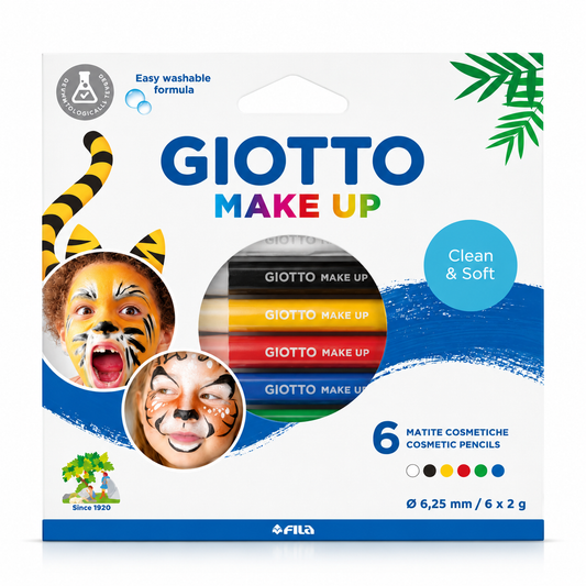 Giotto Face Paint Pencils 1/6