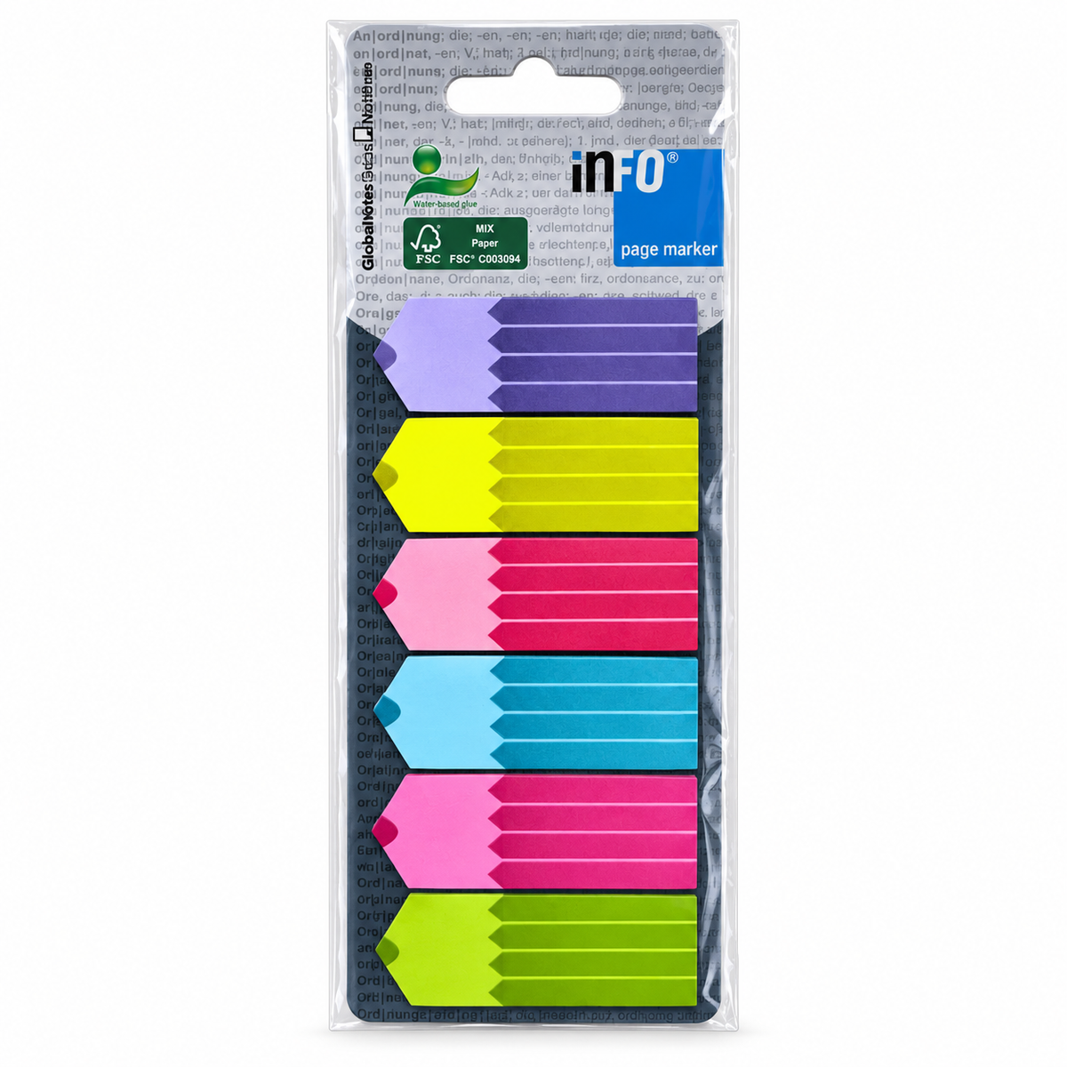 Info Notes Page Marker 6x25sheets