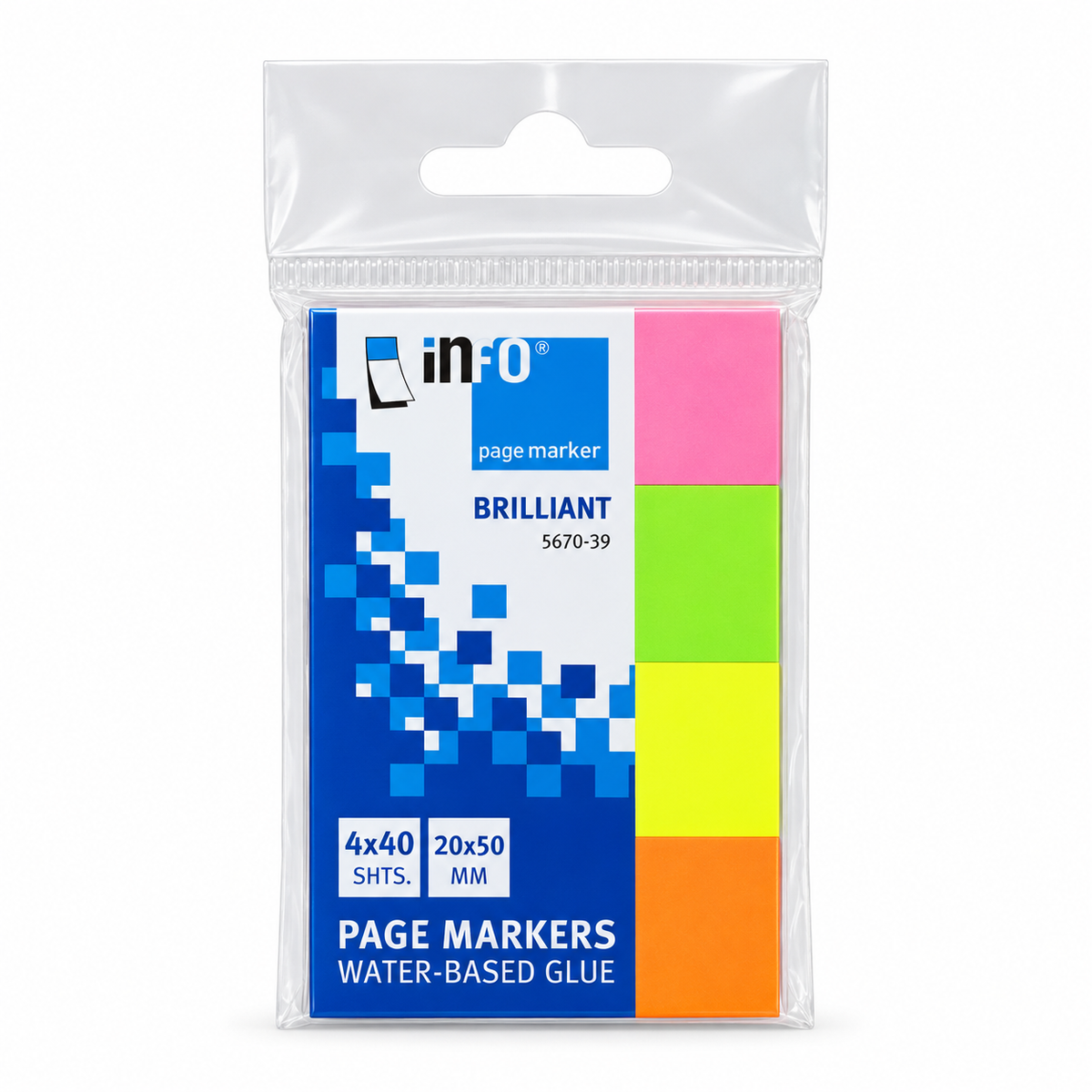 Info Notes Page Marker 4x40sheets