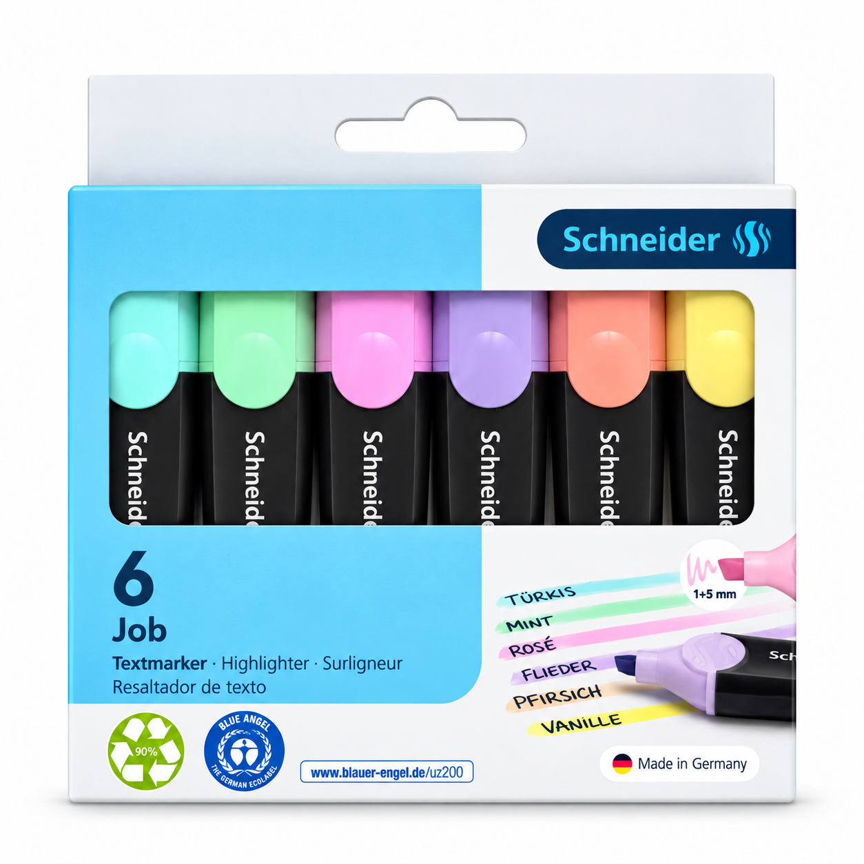 Schneider Highlighter Pastel 1/6
