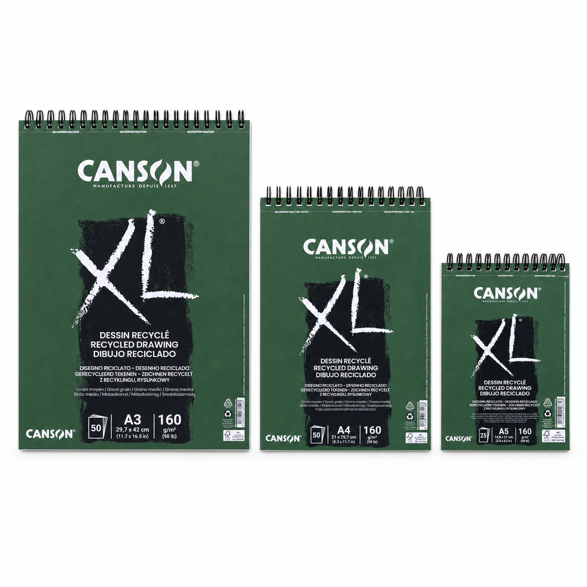 Canson Recycle XL 160gr - Up Spirals