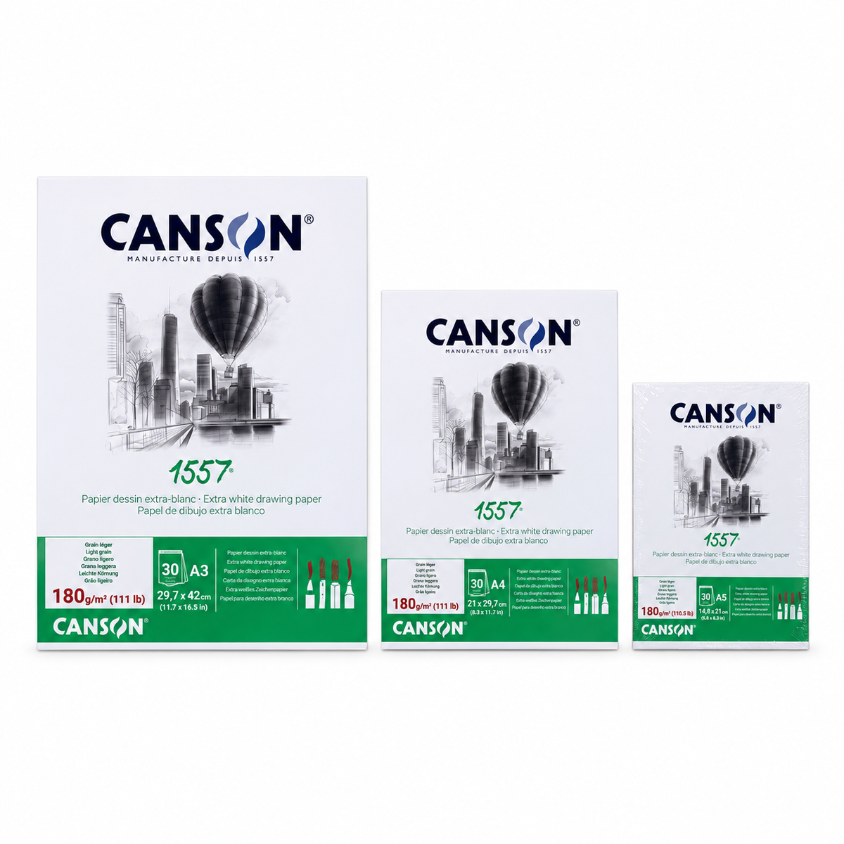 Canson Sketchbook 1557 - 180gr (pa spirale)