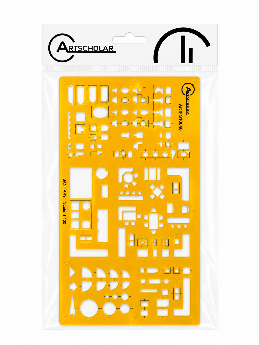 Artscholar Sanitary Template 1:100