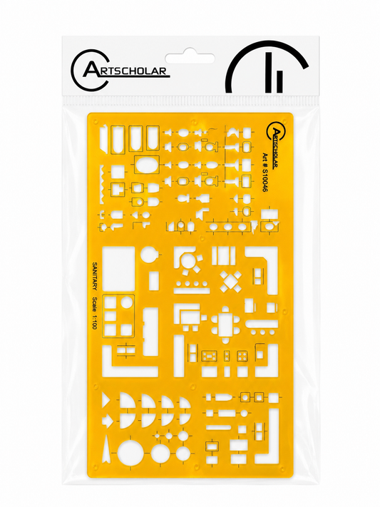 Artscholar Sanitary Template 1:100