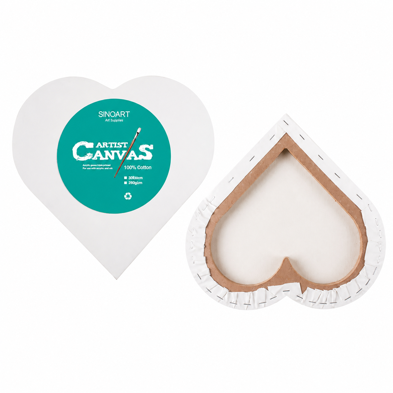 Sinoart Heart Shape Canvas