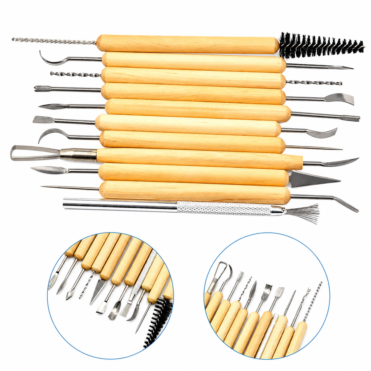 Sinoart Pottery & Ceramic Tool Set 11pcs