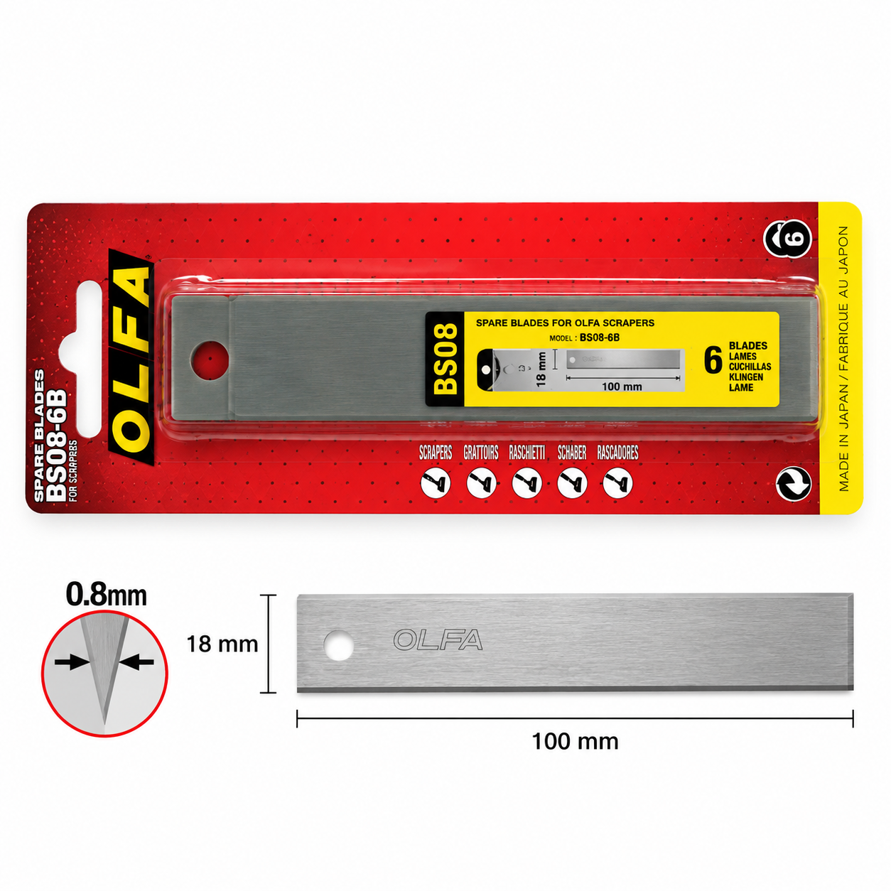 Olfa Blade BS08-6B
