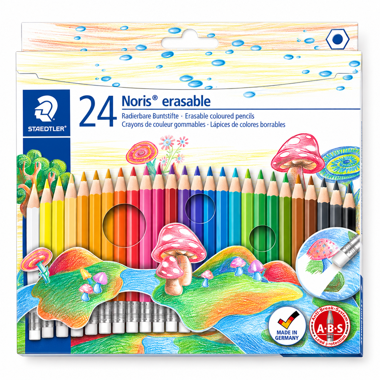 Staedtler Erasable Coloured Pencils 24pcs