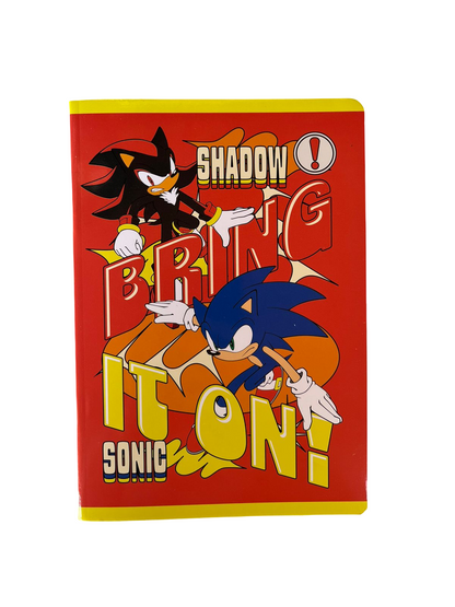 Fletore A5 Sonic – Me Katrore # | Notebook për Shkollë & Punë
