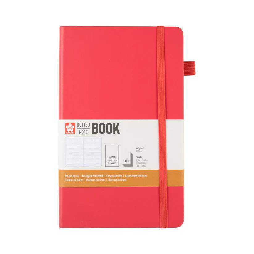 Sakura Dotted Notebook 13x21 Plum Blossom