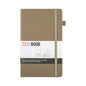 Sakura Ruled Hard Cover Notebook 13x21 Cinder