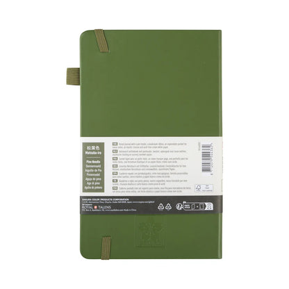 Sakura Ruled Hard Cover Notebook 13x21 Pine Needle