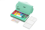Himi Jelly Cup Gouache Set-18 Colours (Green Case)