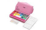 Himi Jelly Cup Gouache Set-18 Colours (Pink Case)