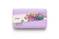 Himi Twin Cup Gouache Set-36 Colours+3 Brushes (Purple Case)