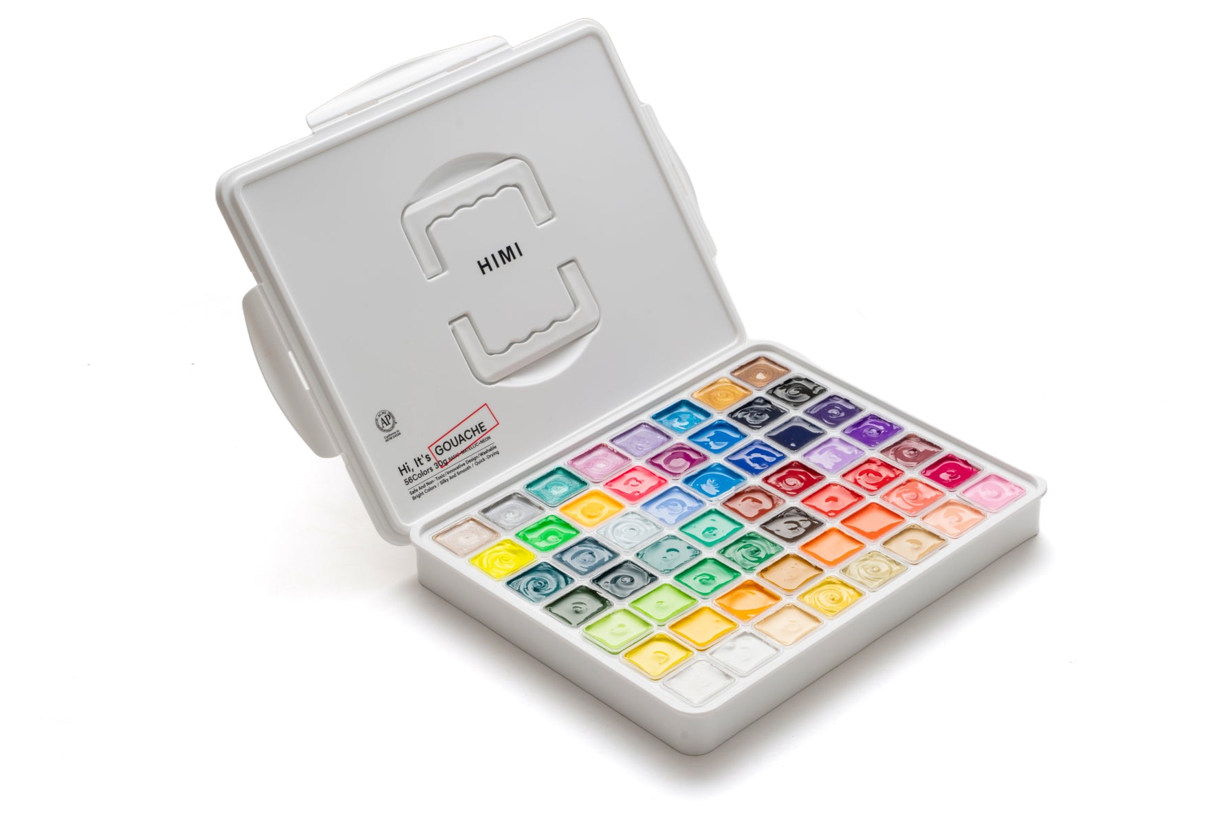 Himi Jelly Cup Gouache Set-56 Colours (White Case)