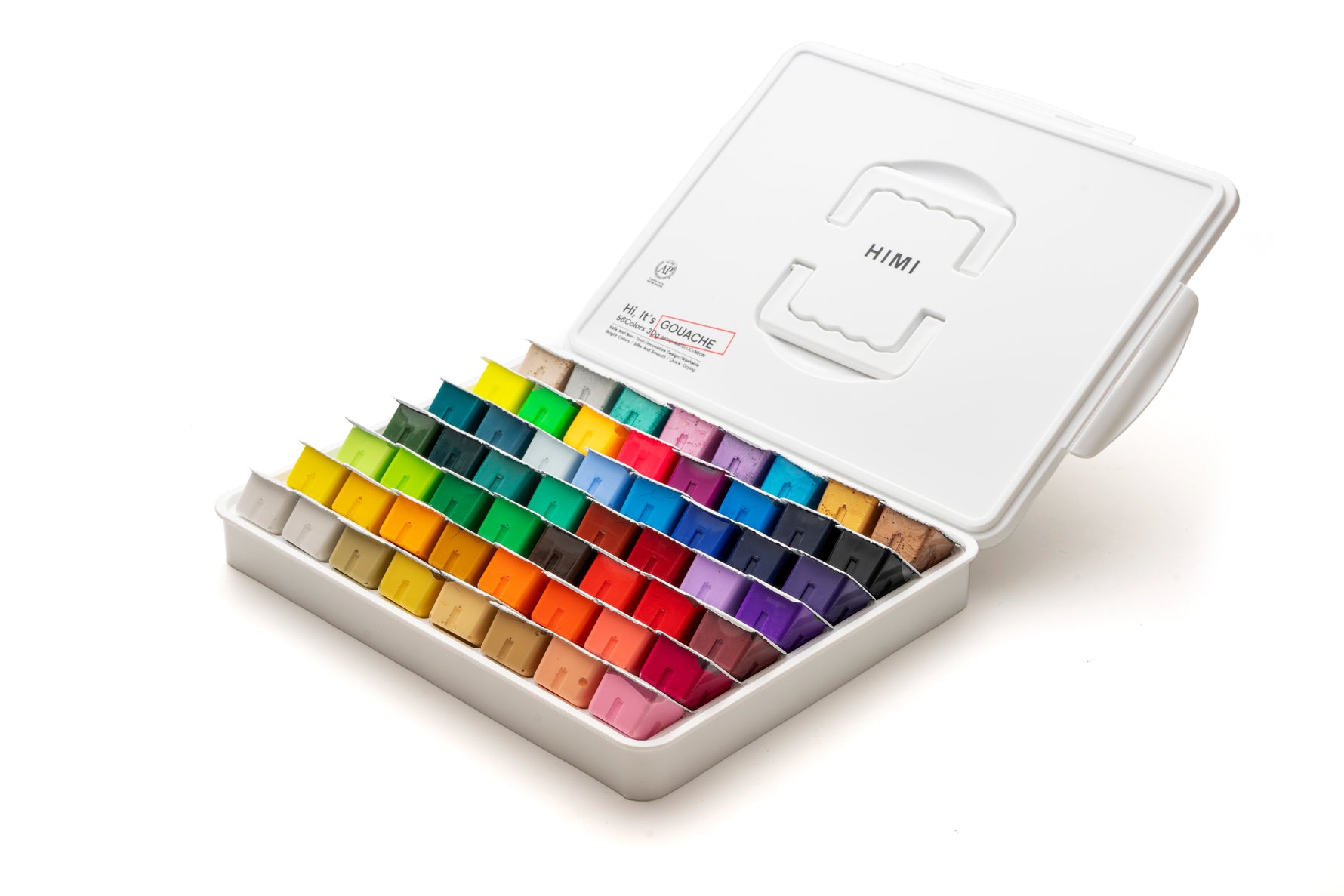 Himi Jelly Cup Gouache Set-56 Colours (White Case)
