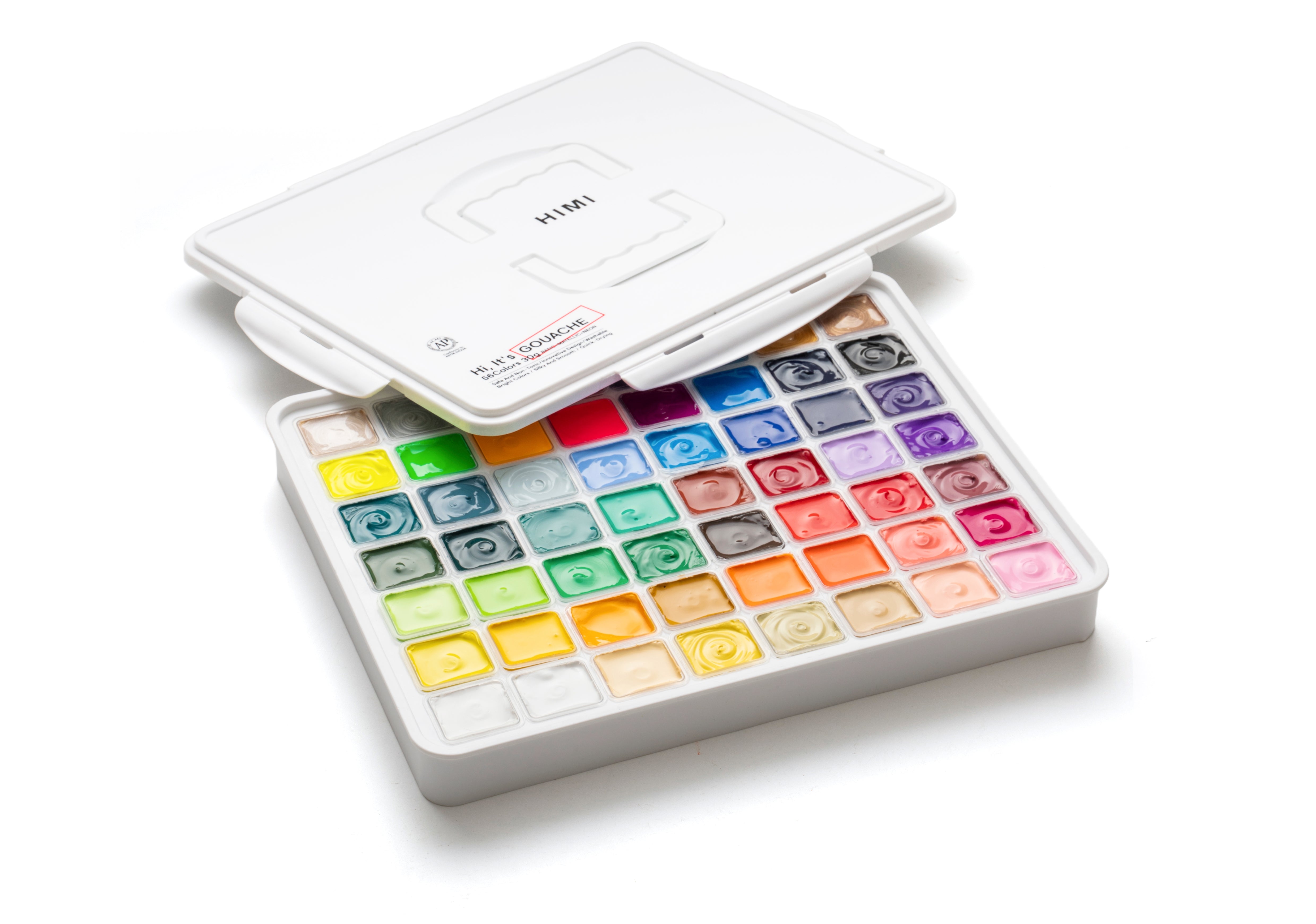 Himi Jelly Cup Gouache Set-56 Colours (White Case)