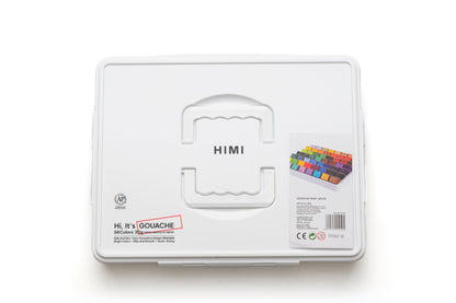 Himi Jelly Cup Gouache Set-56 Colours (White Case)