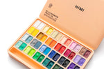 Himi Twin Cup Gouache Set-48 Colours (Peach Fuzz Case)