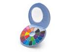 Himi Solid Watercolour Set -24 Colours in Pans+Brush (Blue Case)
