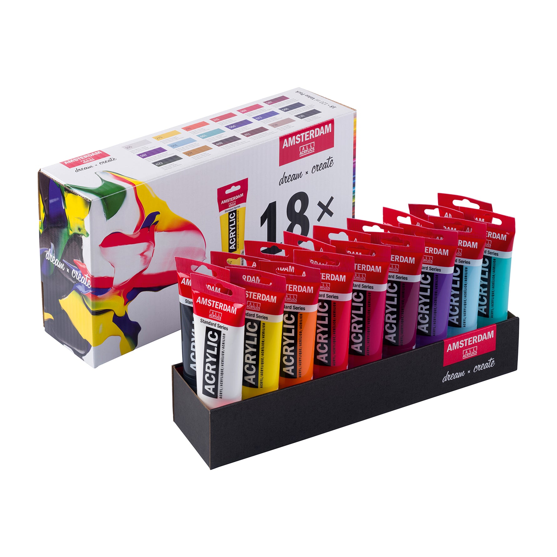 Amsterdam Acrylic Promotional Set x18