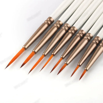 Sinoart Artist Detail Brush Set - Painting and Nail Gel Polish