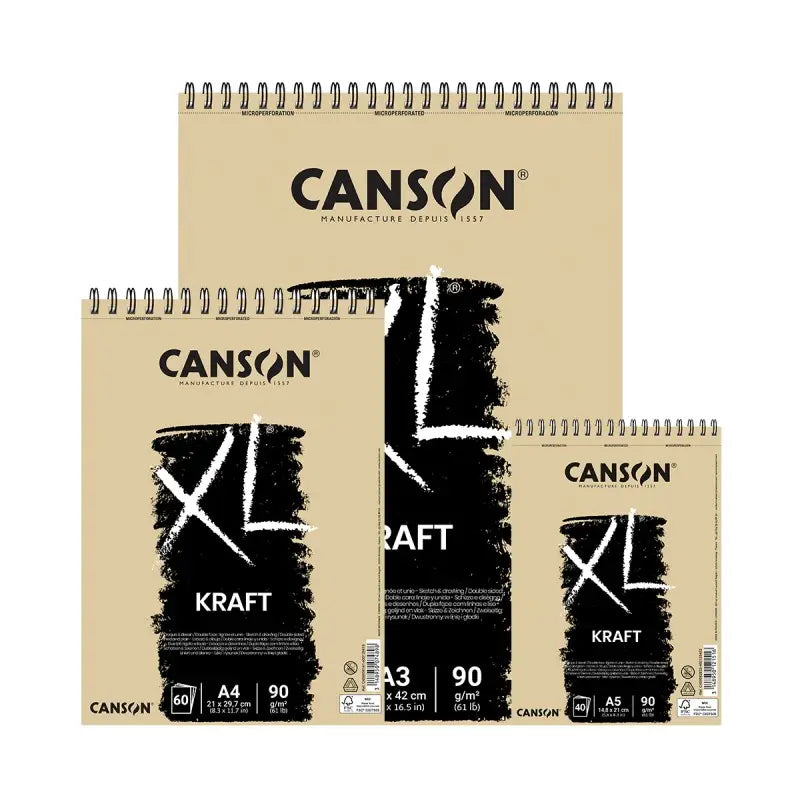 Canson XL Kraft 90gr - Up Spirals