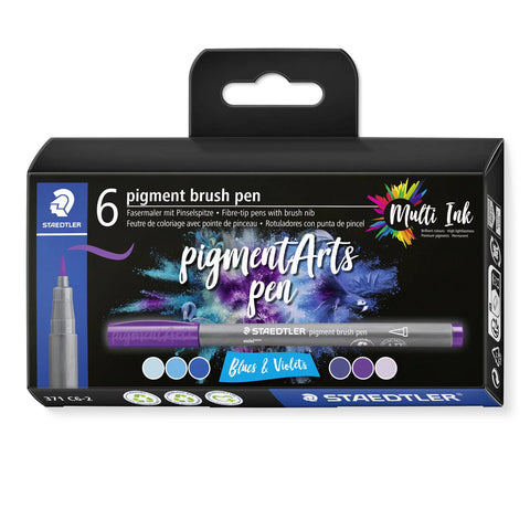 Staedtler Pigment Soft Brush Pen 1/6 Blue-Violet