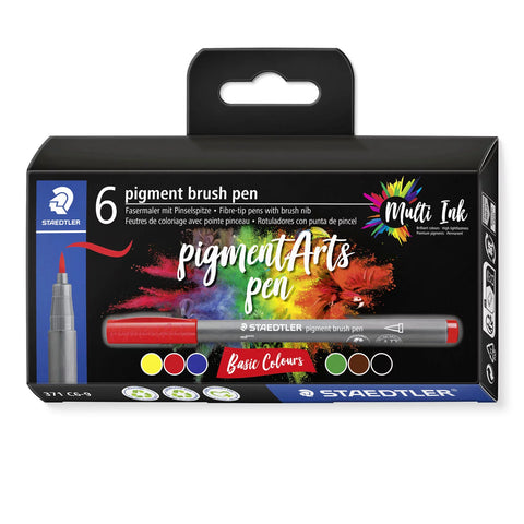 Staedtler Pigment Soft Brush Pen 1/6 371 C6-9