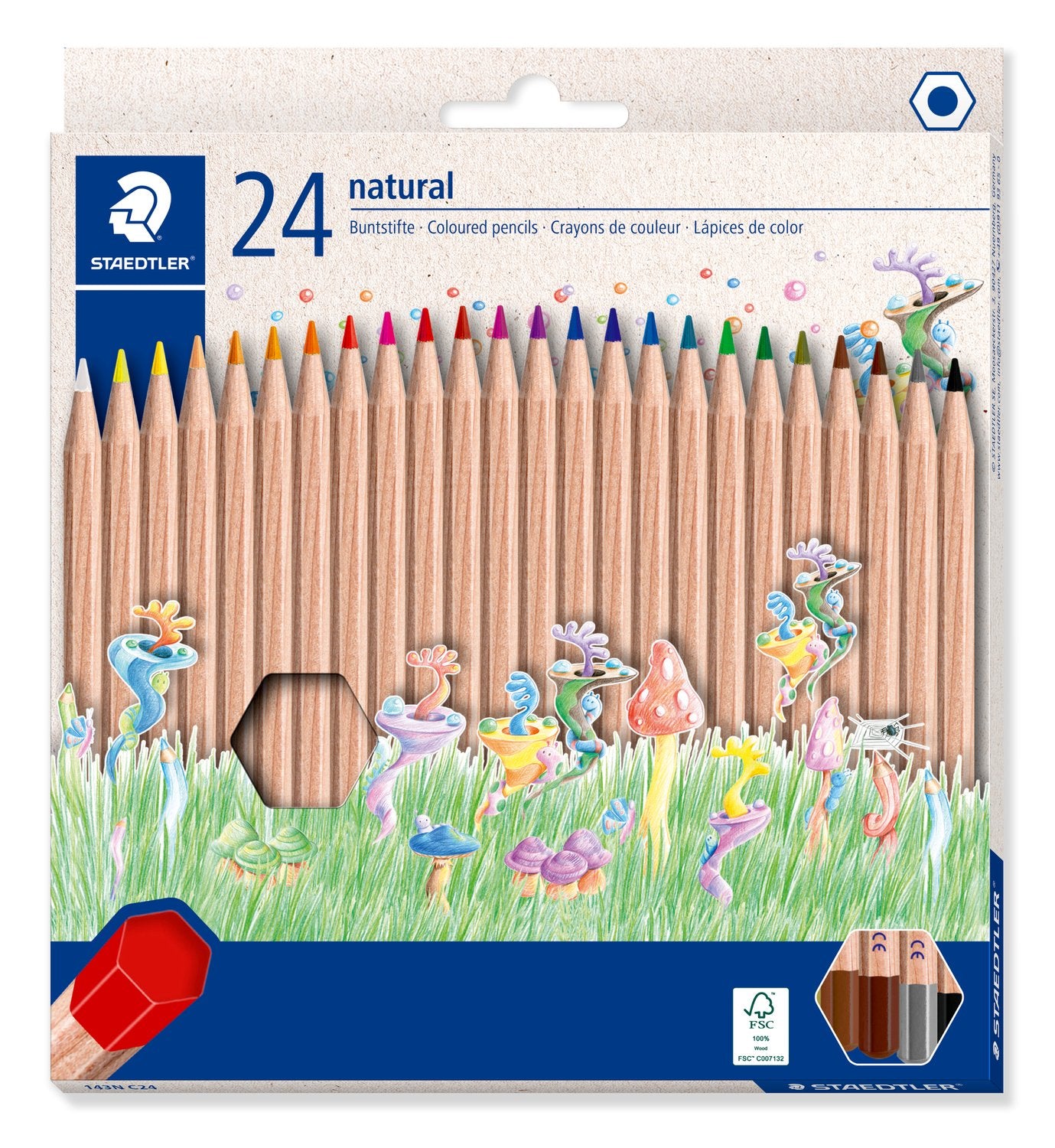 Staedtler Coloured Pencils Natural 1/24