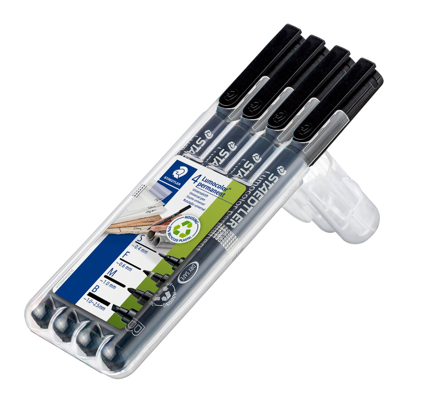 Staedtler Marker Permanent Set 1/4  31-9WP4GS