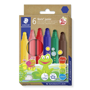 Staedtler fiber tip jumbo 6pcs