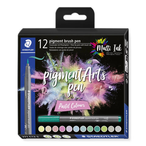 Staedtler Pigment Soft Brush Pen 1/12 Pastel