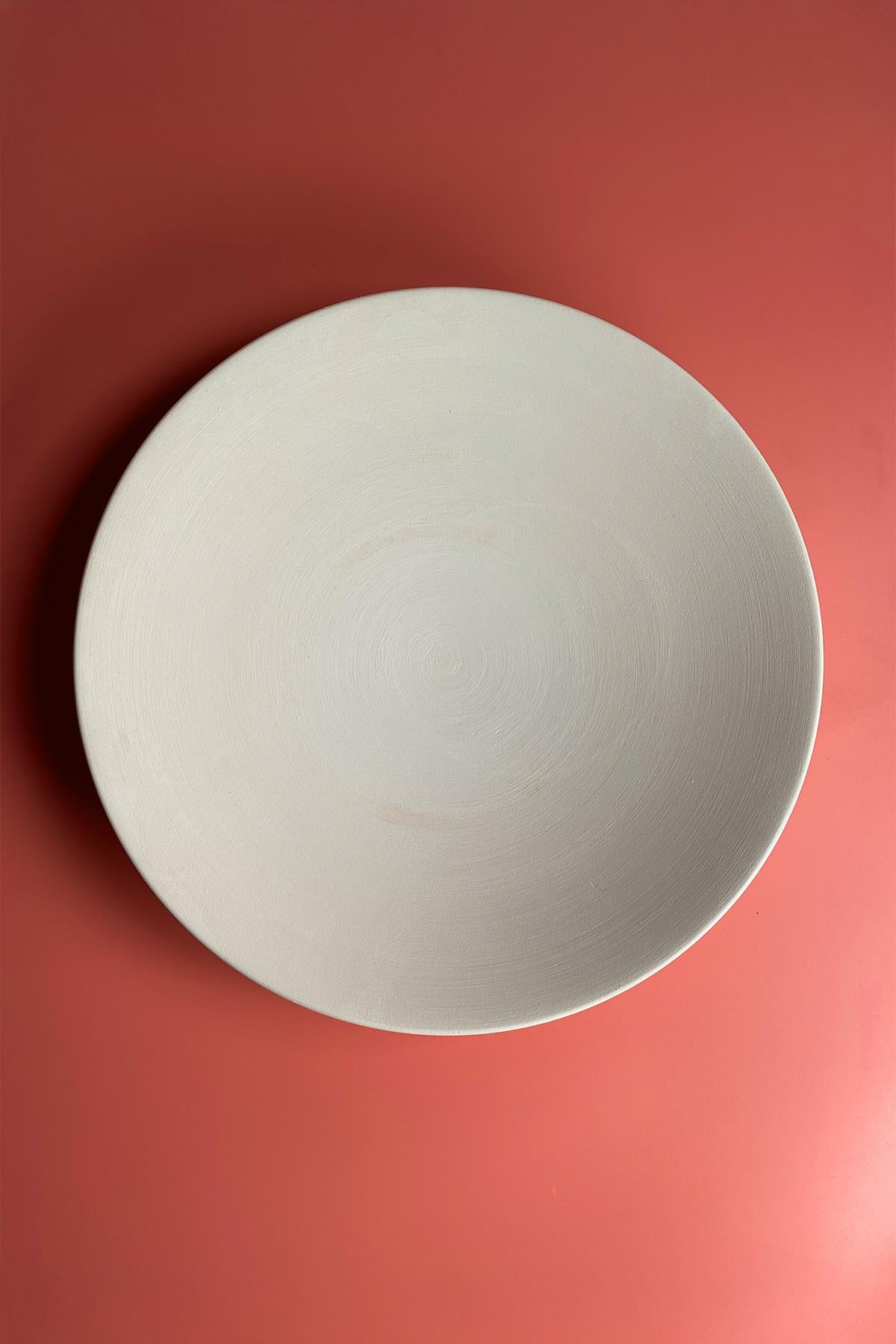 Refsan Deep Plate Ceramic Bisque 25cm