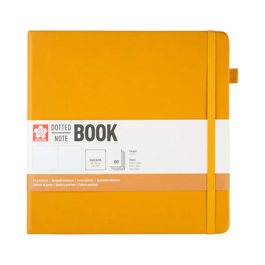 Sakura Dotted Notebook 20x20 Japanese Kerria