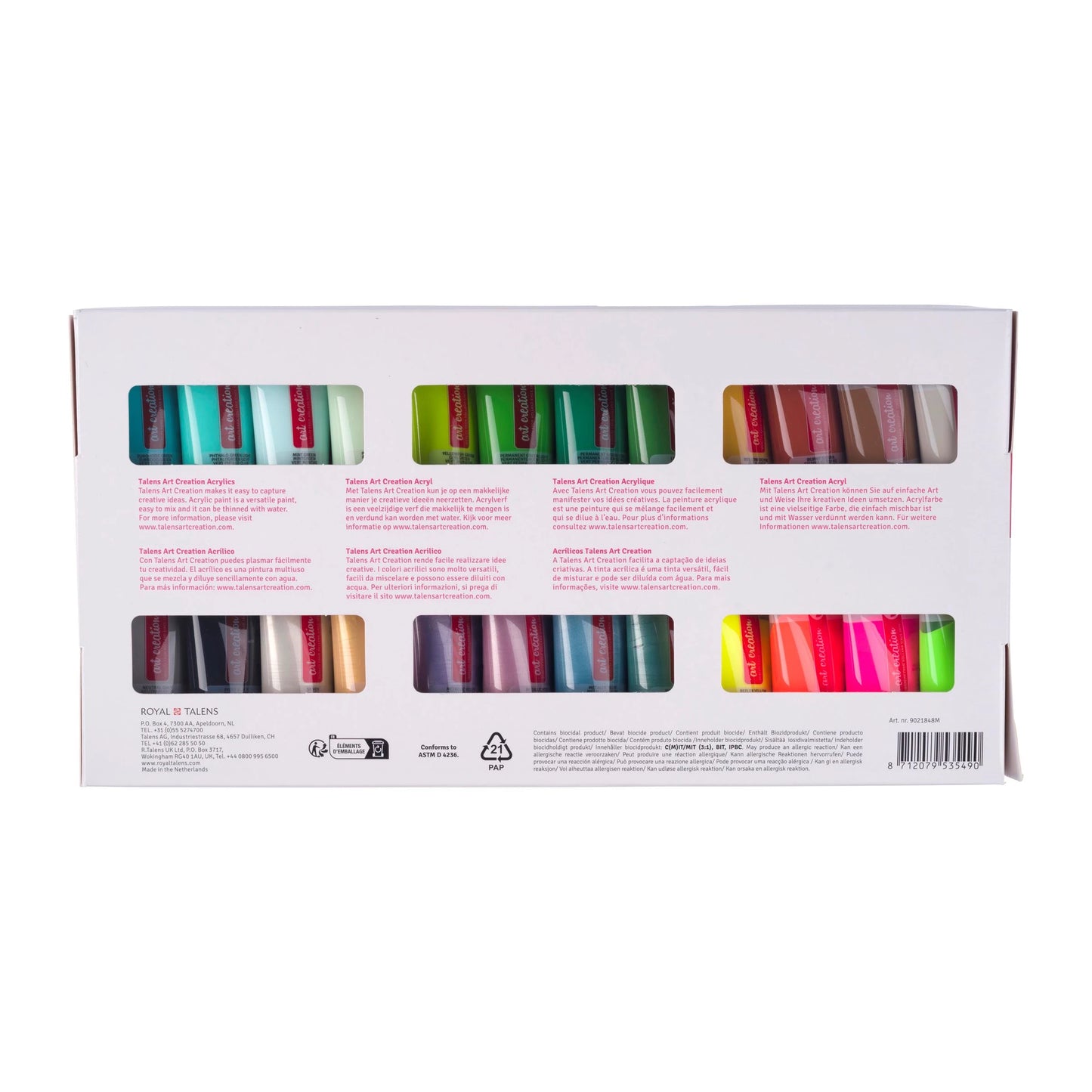 Art Creation Acrylic colour set | 48 x 12 ml