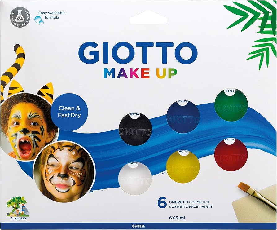 Giotto Face Paint Primary Colors 1/6