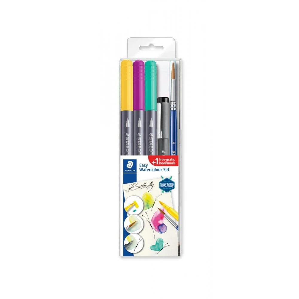 Staedtler Double-ended watercolour brush pen 3001STB5-3