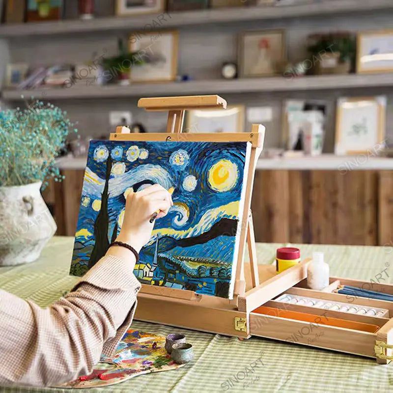 Sinoart Sketchbox Easel with Storage Drawer