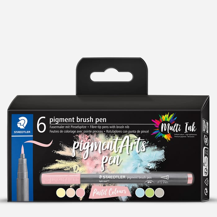 Staedtler Pigmnet Soft Brush Pen 1/6 371 C6-10