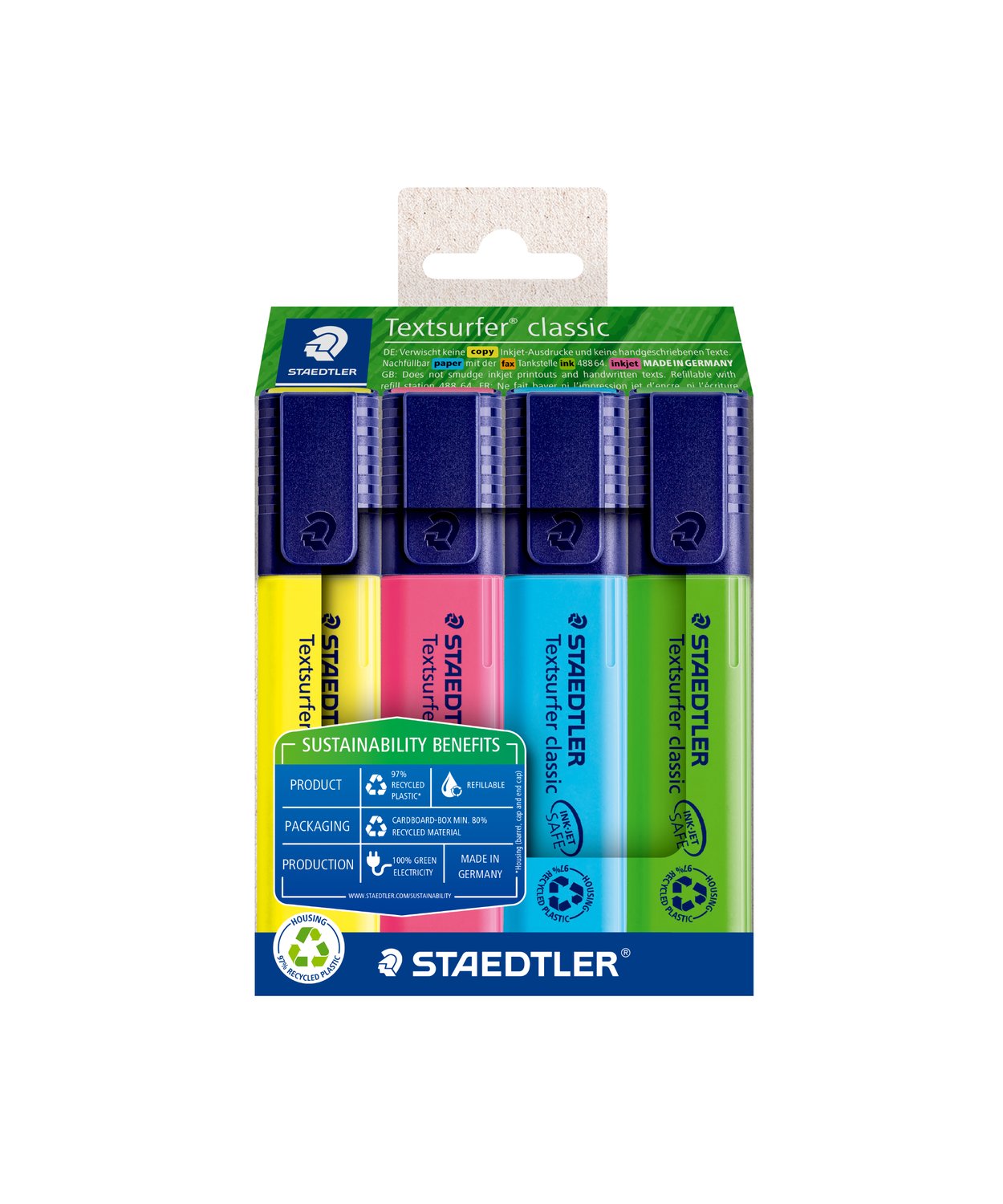 Staedtler Highlighter Classic Set 4pcs