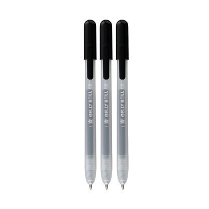 Sakura Gelly Roll Classic Gel Pens, 3-Pack Black
