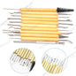 Sinoart 11pcs Clean-Up Tool Kit Set Sculpting Hand Tool Kit Pottery & Ceramic Tool