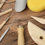 Sinoart 8 Pcs Pottery Tool Set Double-Ended Tool Pottery & Ceramic Tool