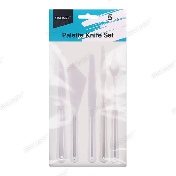 Sinoart Plastic Palette Knife 5pcs