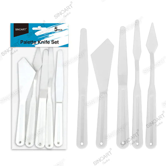 Sinoart Plastic Palette Knife 5pcs